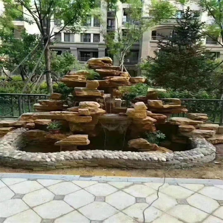 江北庭院假山鱼池设计方案